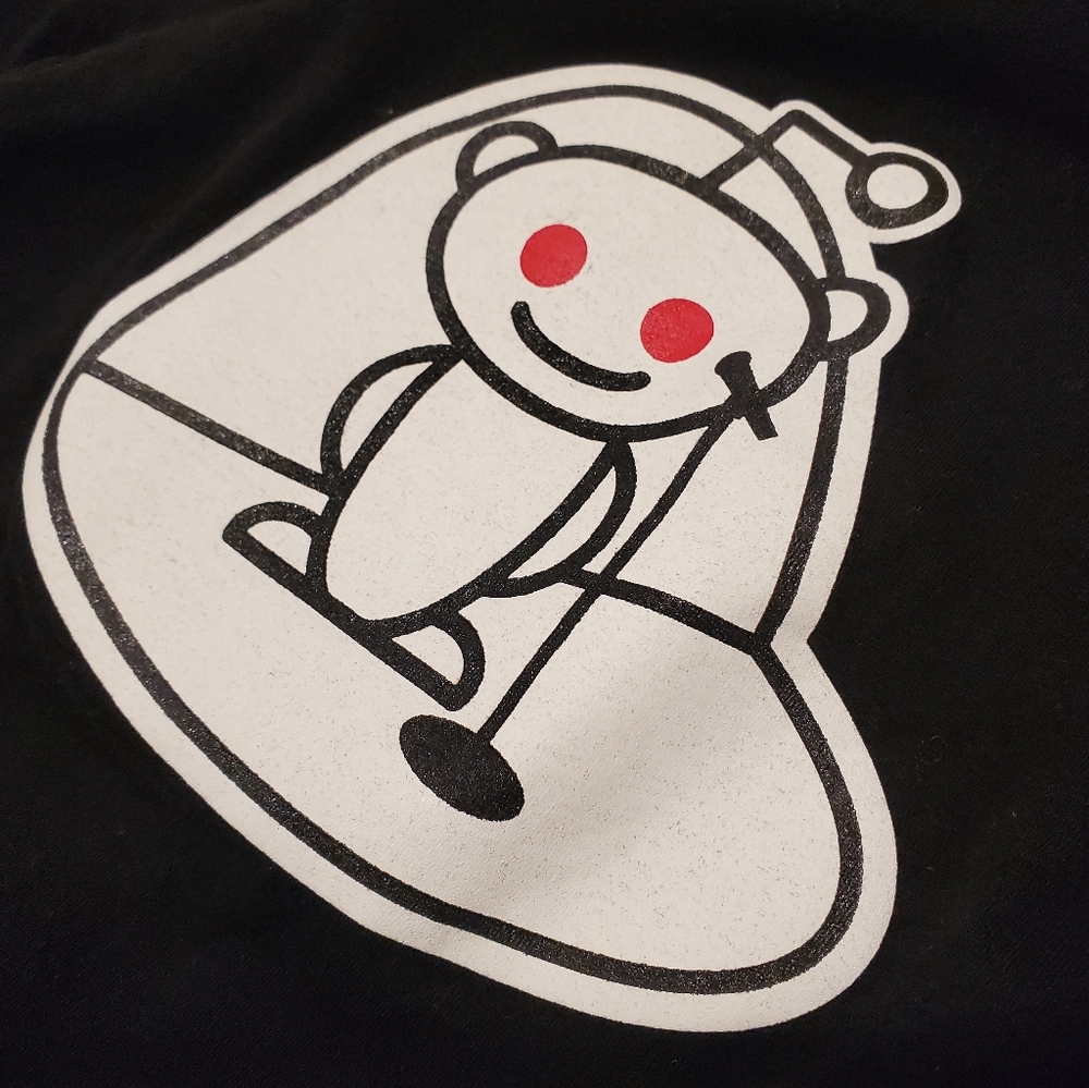 Next Level Reddit r/standup Sub-reddit Logo Tee sz. L
